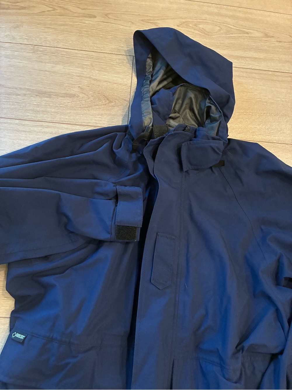 Propper Foul Weather II Parka Gore-Tex Hooded Navy Military Men’s Medium Regular